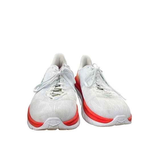 Hoka One One Mach 4 Womens White Red Running Shoes sneakers size 10B sku 8829 - Picture 5 of 16